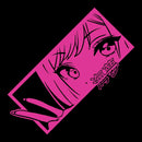 Adesivo de Anime JDM, vinil impermeável holográfico