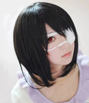 Peruca mei misaki + remendo olho escolher