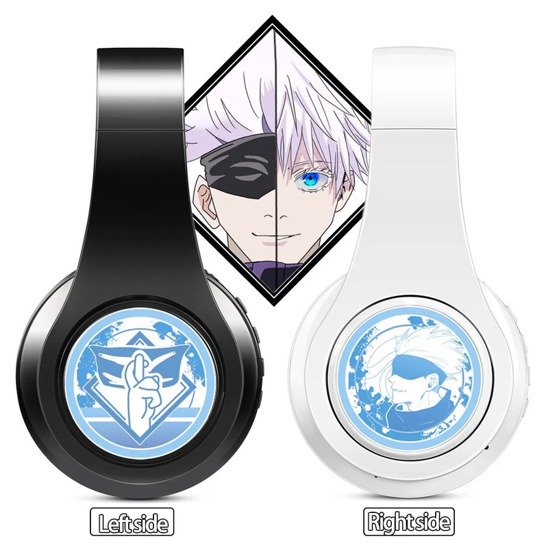 Fone de ouvido Satoru Gojo Bluetooth entrada portão de memória anime jujutsu kaisen