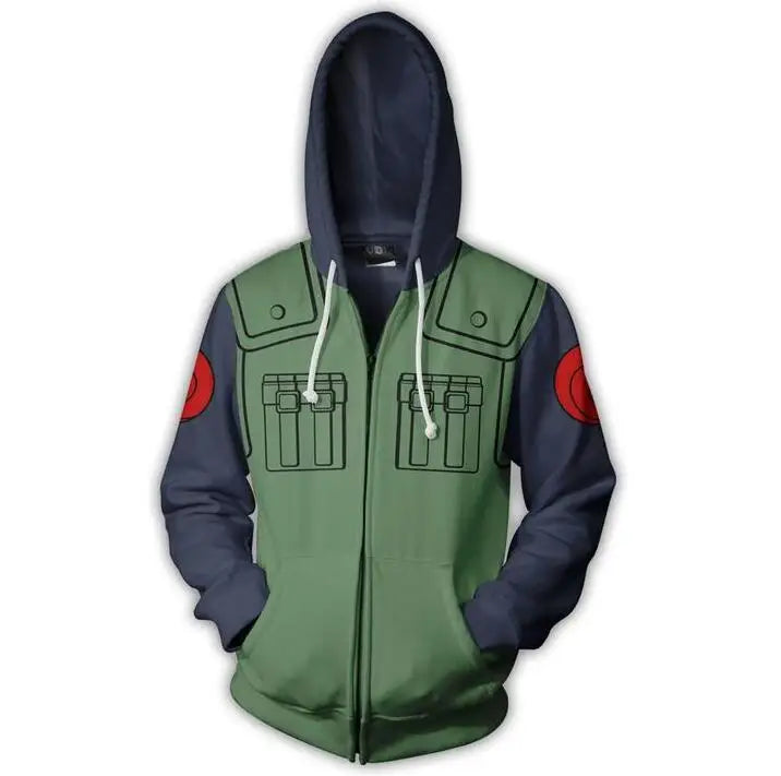 Moletom com capuz Kakashi Anime Naruto