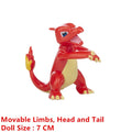 Action Figure Pikachu, Mewtwo, Charmander, Blastoise, Gurado Anime Pokemon, 4-13cm
