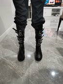 Alice Madness Returns Cosplay Boots para Mulheres, Sapatos de Halloween, Christmas Party Boots, Game Cos, Adulto