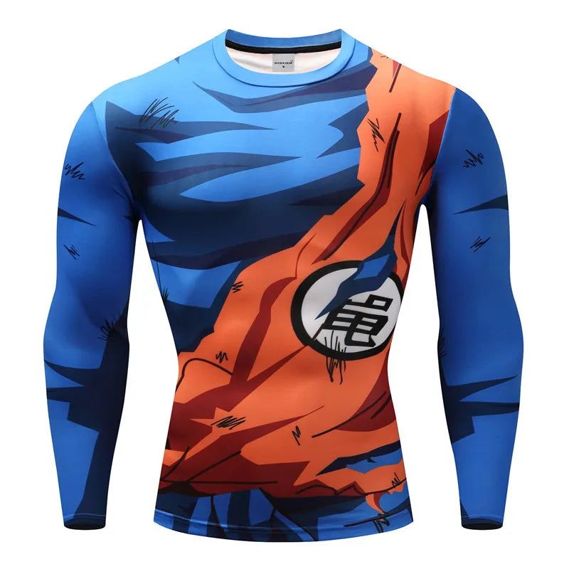 Camiseta Goku em 3D estilo Halterofilismo Anime dragon ball