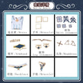 Genshin Impact Lumine Cosplay Costume Game Clothes Genshin Lumine Dress Wig Hair Full Set Outfits Party Costumes