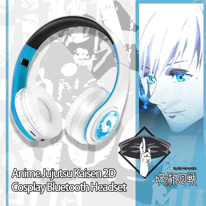 Fone de ouvido Satoru Gojo Bluetooth entrada portão de memória anime jujutsu kaisen