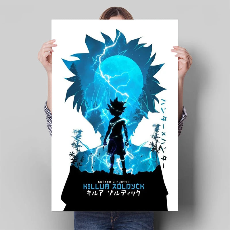 Quadro killua zoldyck kurapika gon freecss hisoka hd Anime hunter x hunter