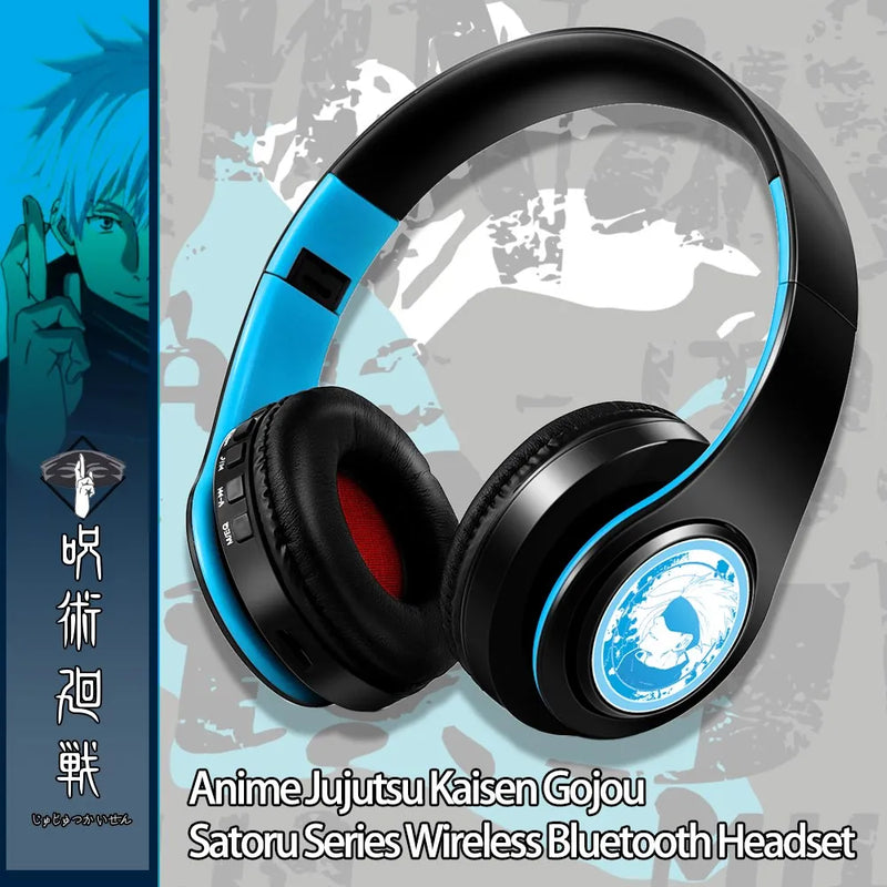 Fone de ouvido Satoru Gojo Bluetooth entrada portão de memória anime jujutsu kaisen
