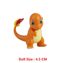 Action Figure Pikachu, Mewtwo, Charmander, Blastoise, Gurado Anime Pokemon, 4-13cm