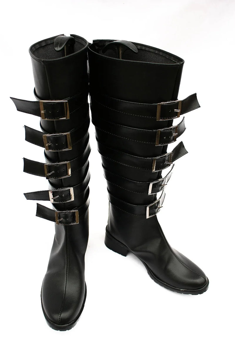 Alice Madness Returns Cosplay Boots para Mulheres, Sapatos de Halloween, Christmas Party Boots, Game Cos, Adulto
