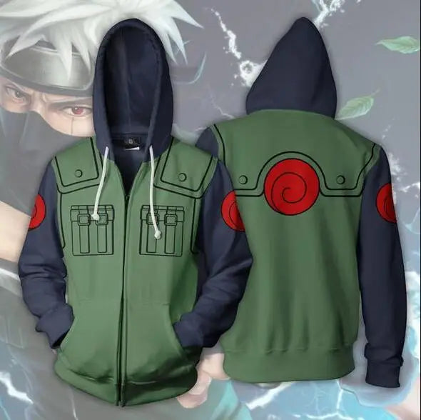 Moletom com capuz Kakashi Anime Naruto