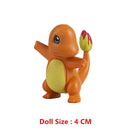 Action Figure Pikachu, Mewtwo, Charmander, Blastoise, Gurado Anime Pokemon, 4-13cm