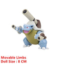 Action Figure Pikachu, Mewtwo, Charmander, Blastoise, Gurado Anime Pokemon, 4-13cm