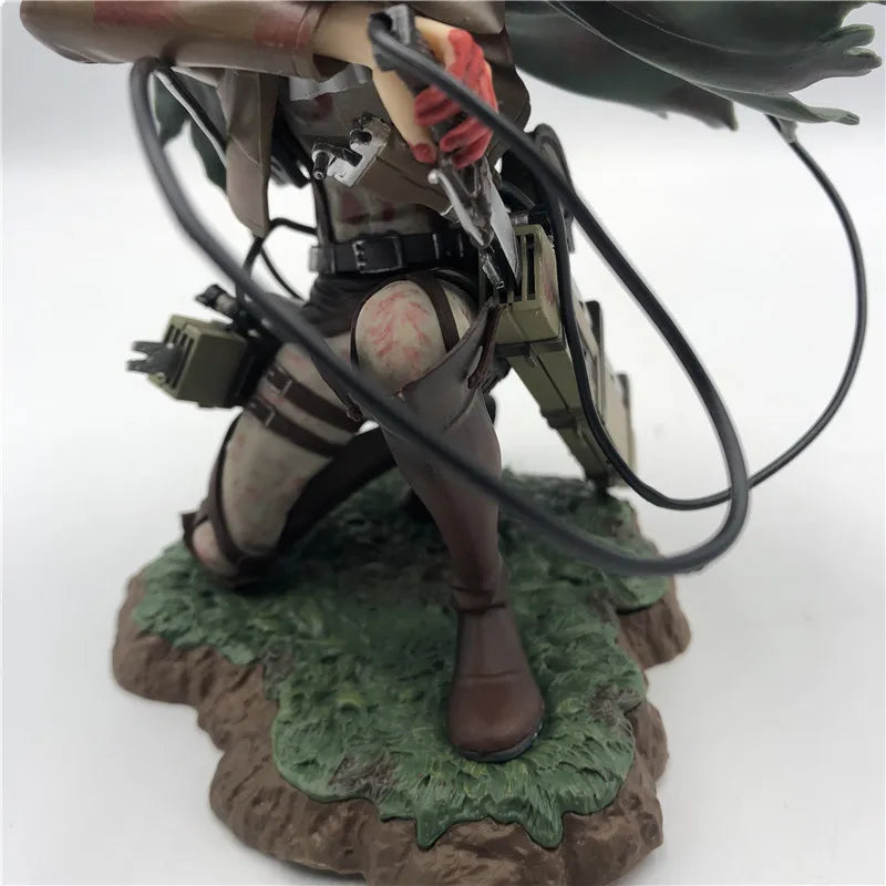Action Figure Levi Ackerman Anime attack on titan 18cm