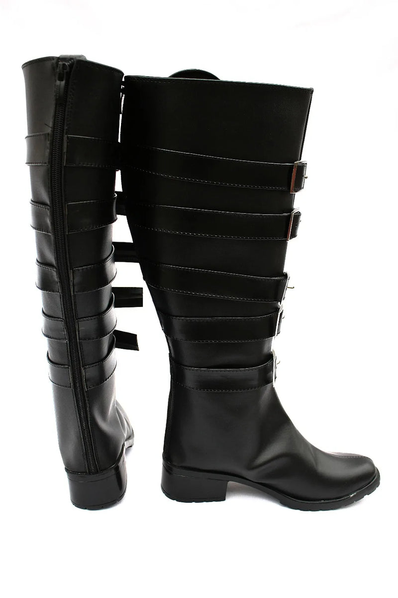 Alice Madness Returns Cosplay Boots para Mulheres, Sapatos de Halloween, Christmas Party Boots, Game Cos, Adulto