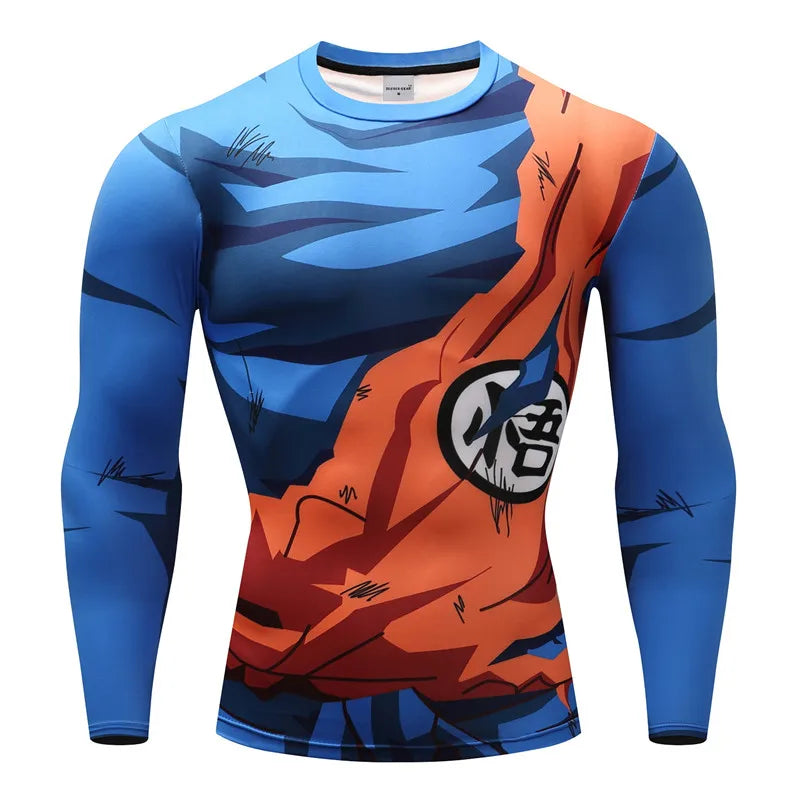 Camiseta Goku em 3D estilo Halterofilismo Anime dragon ball