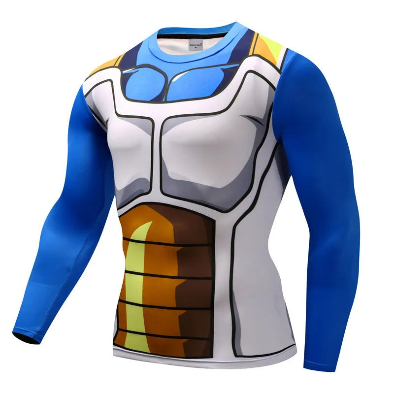 Camiseta Goku em 3D estilo Halterofilismo Anime dragon ball