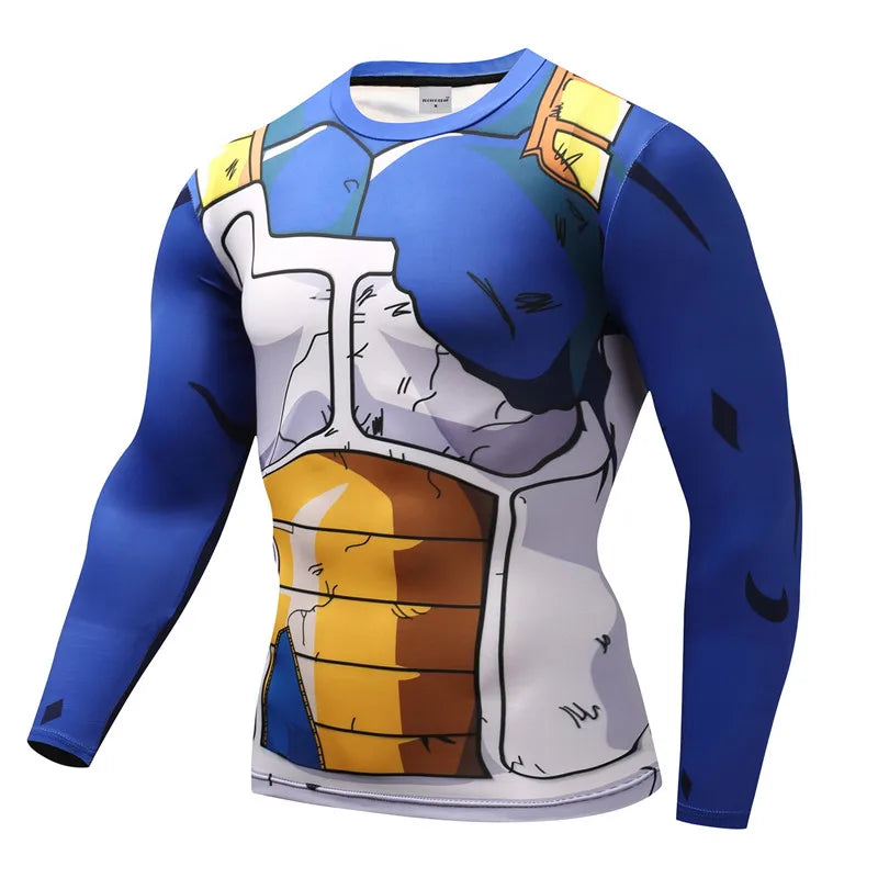 Camiseta Goku em 3D estilo Halterofilismo Anime dragon ball