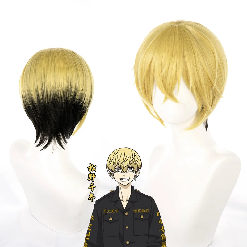 Peruca tokyo revengers, Hanemiya Kazutora, Keisuke Baji, Chifuyu Matsuno, Manjiro Sano