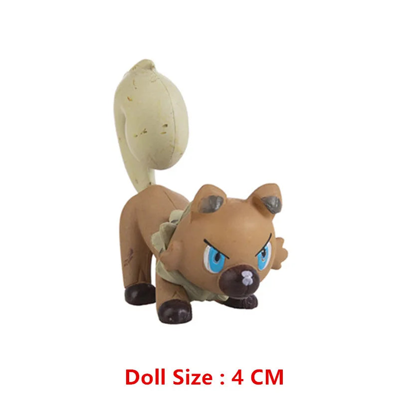 Action Figure Pikachu, Mewtwo, Charmander, Blastoise, Gurado Anime Pokemon, 4-13cm