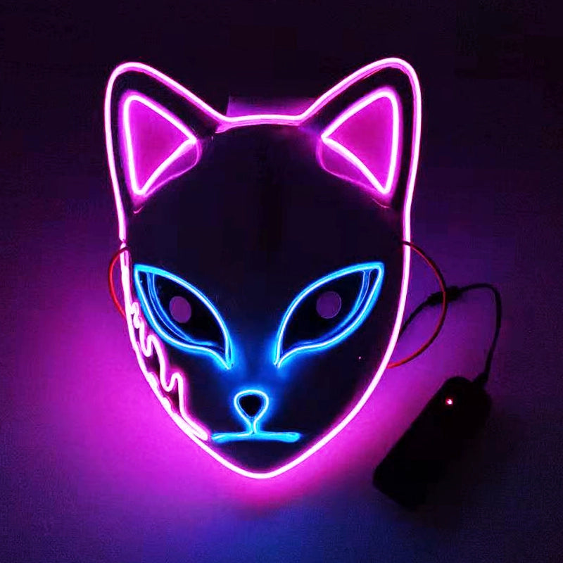 Mascara de led Anime demon slayer