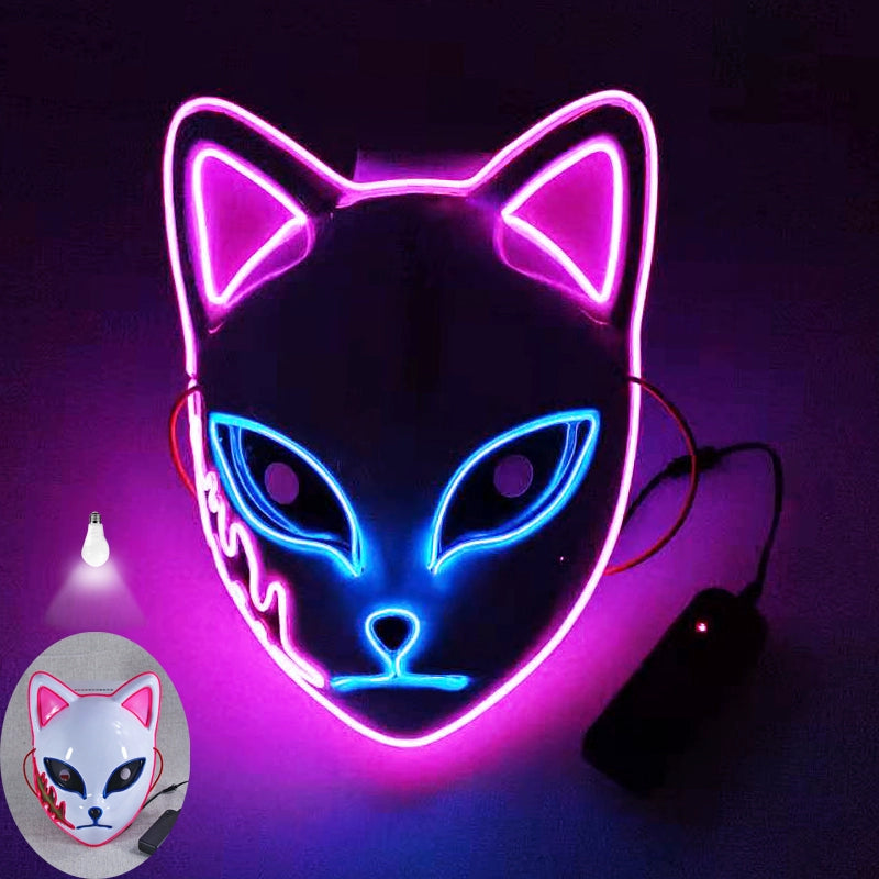 Mascara de led Anime demon slayer
