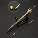 Caneta genshin impacto em metal