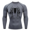 Camiseta Compressão masculina Homem Aranha de 2D