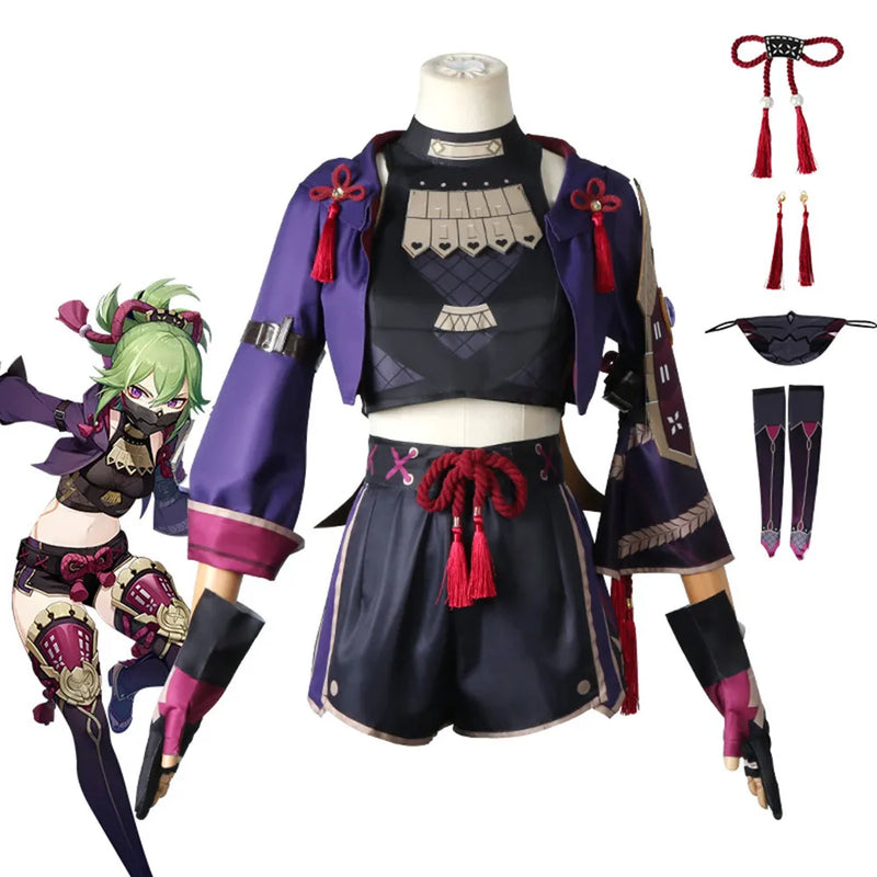 Cosplay Kuki Shinobu Anime Genshin Impact