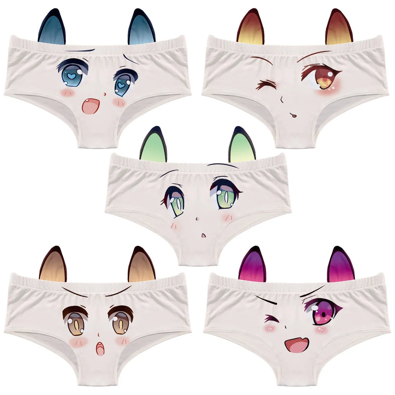 Calcinha gato kawaii