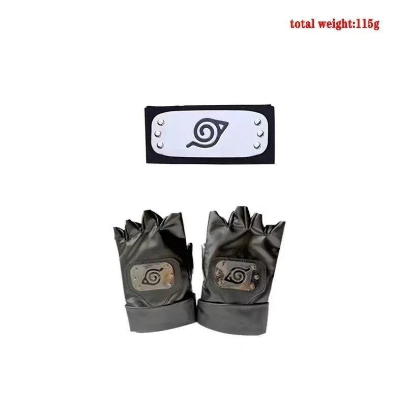 Acessórios Kakashi, Luvas, Máscara Kunai, Luvas Uchiha Anime Naruto