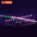 Katana demon slayer kamado tanjirou katana nichirin Moc 1478 pçs