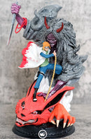 Action Figure minato namikaze vs kurama Anime naruto, 23 cm