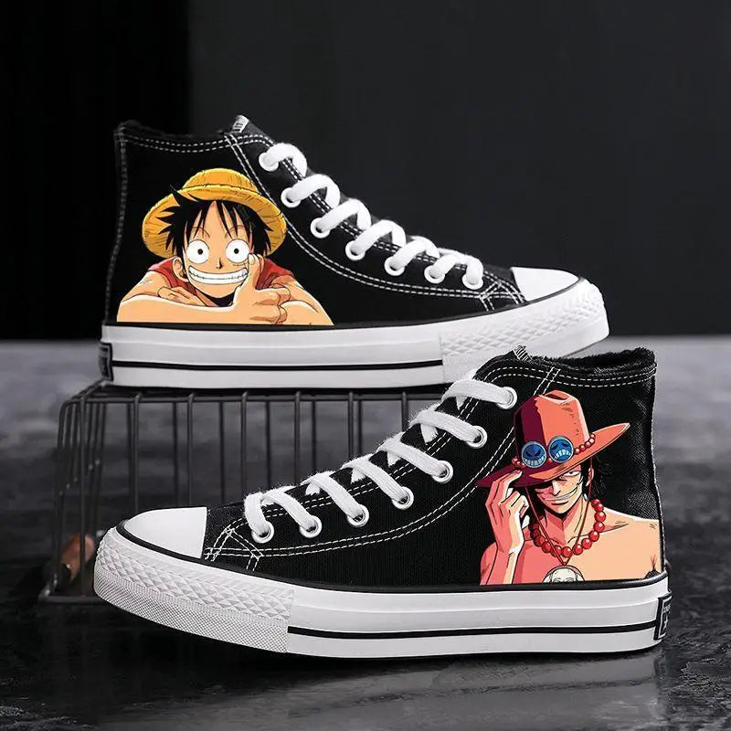 Tênis luffy/Ace/zoro Anime One Piece