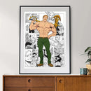 Quadro 7 Sete Pecados Capitais estilo Manga Anime Nanatsu no Taizai