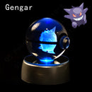 Pokeball Pikachu, Gengar, Mew, Mewtwo, Lamp Base, 3D Crystal Ball