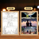 Quadro Jinx néon Led noturno Arcano