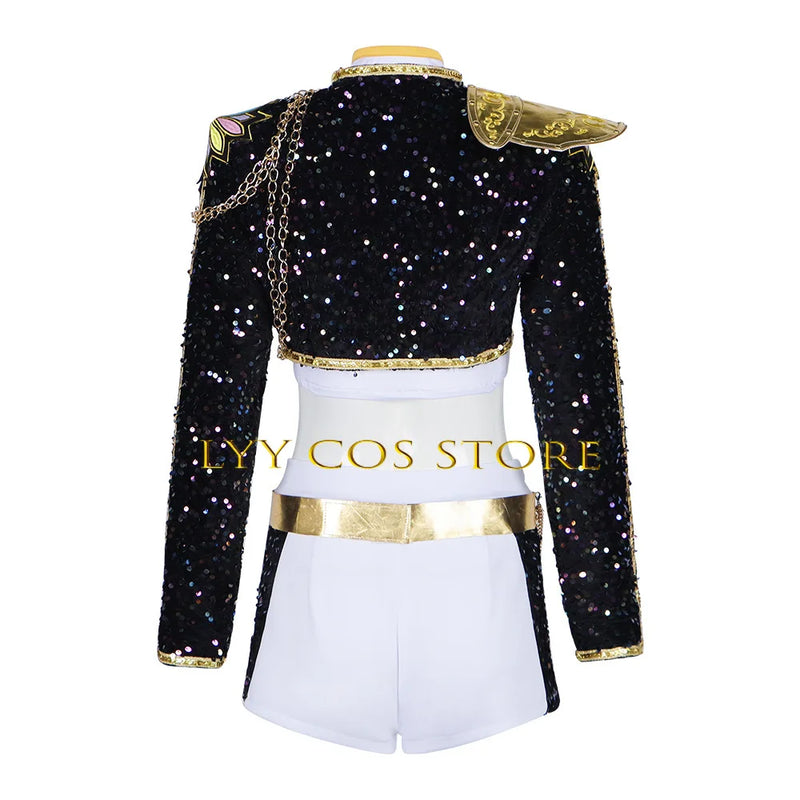 Cosplay rumi, mira & zoey Anime kpop huntrix Demon Hunters