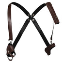 Peruca + Cinto com coldre Cintura Leon cosplay scott kennedy Game resident evil 4