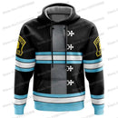 Moletom estilo Hoodie Harajuku Anime fire force