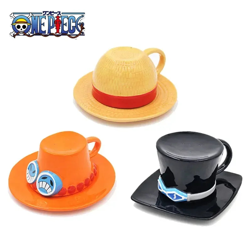 Xicara irmãos chapéu luffy ace