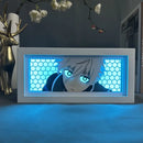 Light Box Led Papel 3D yoichi isagi Anime Blue Lock