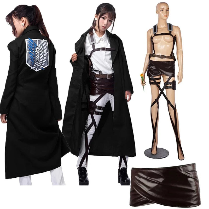 Cosplay Levi, Eren, Anime attack on titan