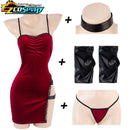 Sexy ada wong cosplay vestido filme serviço secreto roupões uniforme sexy vestido vermelho renda cheongsam lingerie roupas traje de halloween