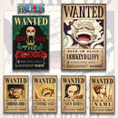 Auto-adesivo Para parede tema procurado anime One Piece