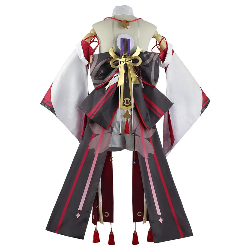 Cosplay Yae Miko Game Genshin Impact