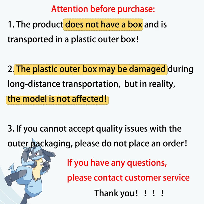 Action Figure riolu lucario anime Pokemon, 13cm