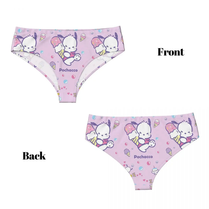 Calcinha Pochacco Estilo Kawaii