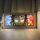 Luminária de luz em papel diversos anime