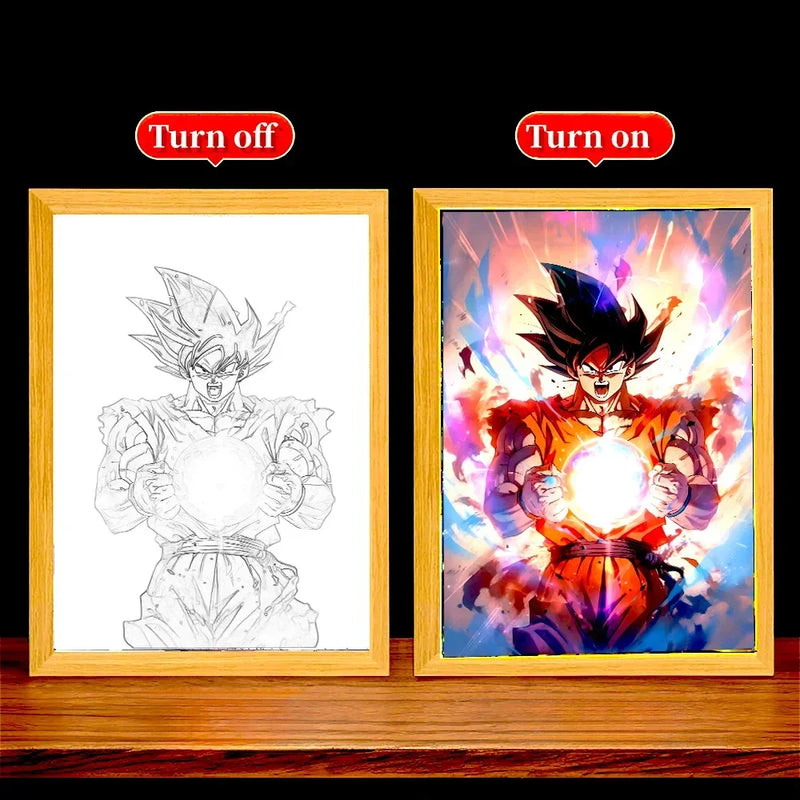 Quadro em led night Anime Demon Slayer :Kimetsu não Yaiba