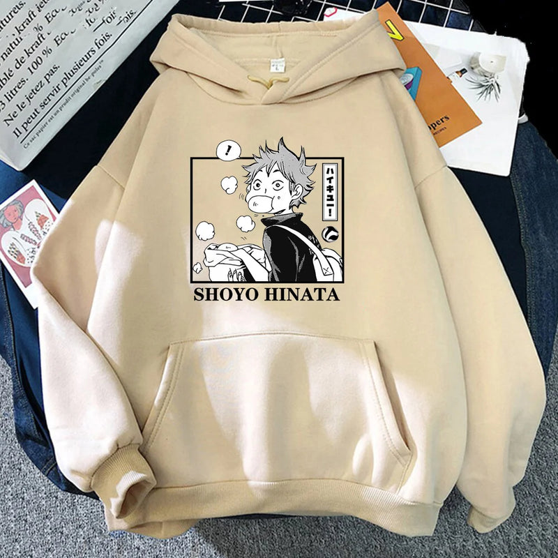 Moletom Hinata estilo Harajuku